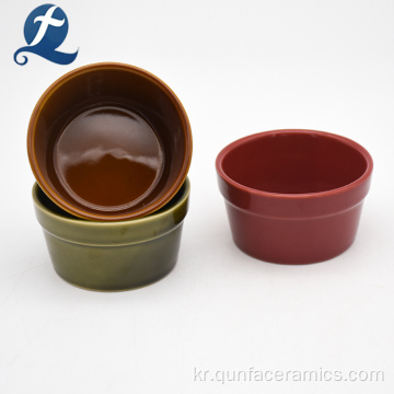 안전한 도매 아름다운 케이크 세라믹 Ramekin